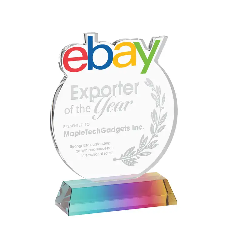 EdgeCraft Round Award on Hartford Base - Deep Etch #32