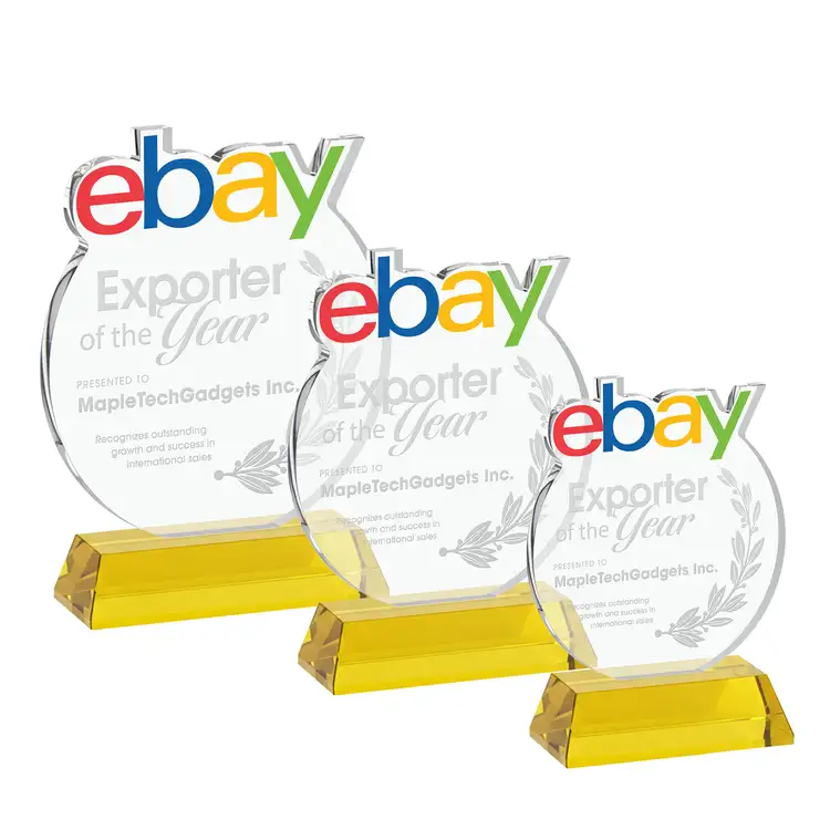 EdgeCraft Round Award on Hartford Base - Deep Etch #4