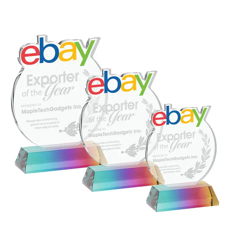 EdgeCraft Round Award on Hartford Base - Deep Etch #8
