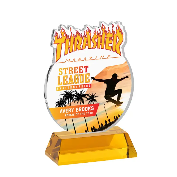 EdgeCraft Round Award on Hartford Base - Multicolor #12