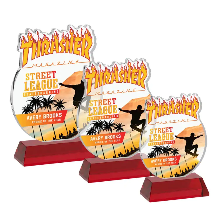 EdgeCraft Round Award on Hartford Base - Multicolor #9