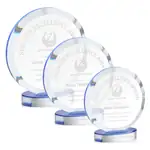 Trophée rond Farlow en cristal Starfire
