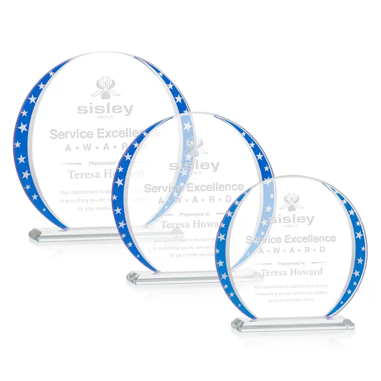 Mystique Circle Starfire Crystal Award
