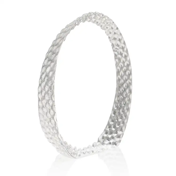 Rossini Round Crystal Award - Deep Etch #2