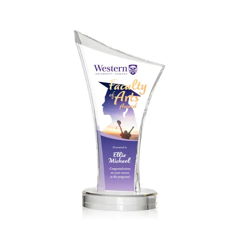 Linden Acrylic Ribbon Award - Multicolor #2