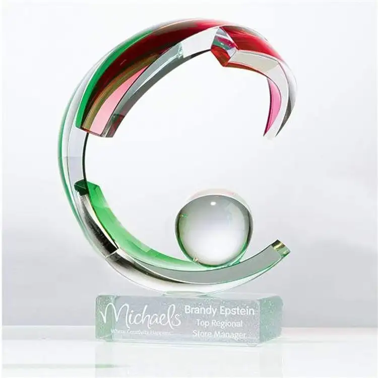 Trophée sphère Tourmaline