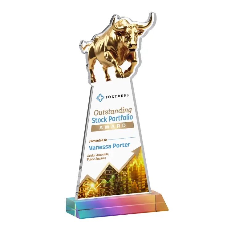 Raging Bull Award - Starfire Crystal - Multicolor #7