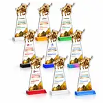 Trophée taureau Raging Bull en cristal Starfire - Multicolore