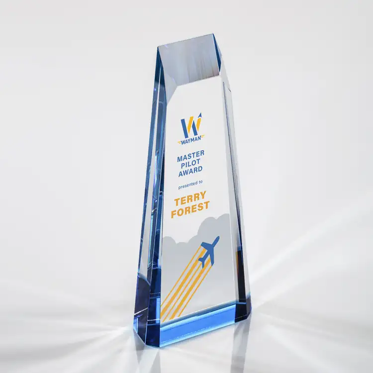 Banbury Optical Crystal Tower Award - Multicolor #2