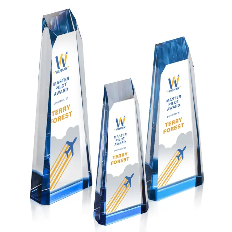 Banbury Optical Crystal Tower Award - Multicolor