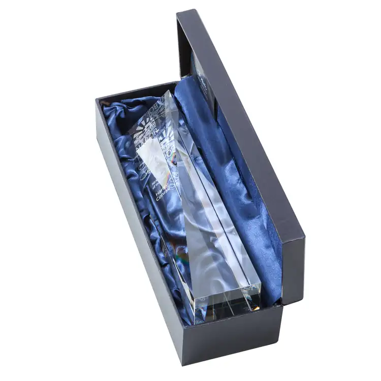 Easton Optical Crystal Tower Award - Deep Etch #7