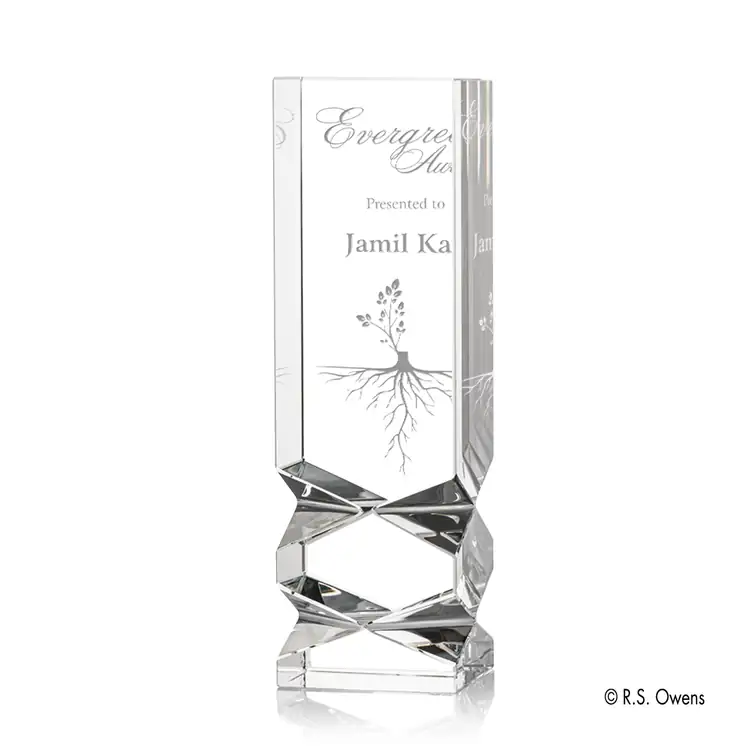R.S. Owens Elysium Optical Crystal Tower Award #3