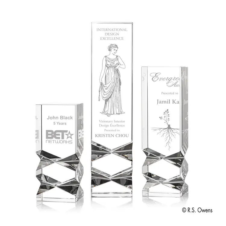 R.S. Owens Elysium Optical Crystal Tower Award