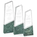 Trophée tour Lamont en cristal optique et granit