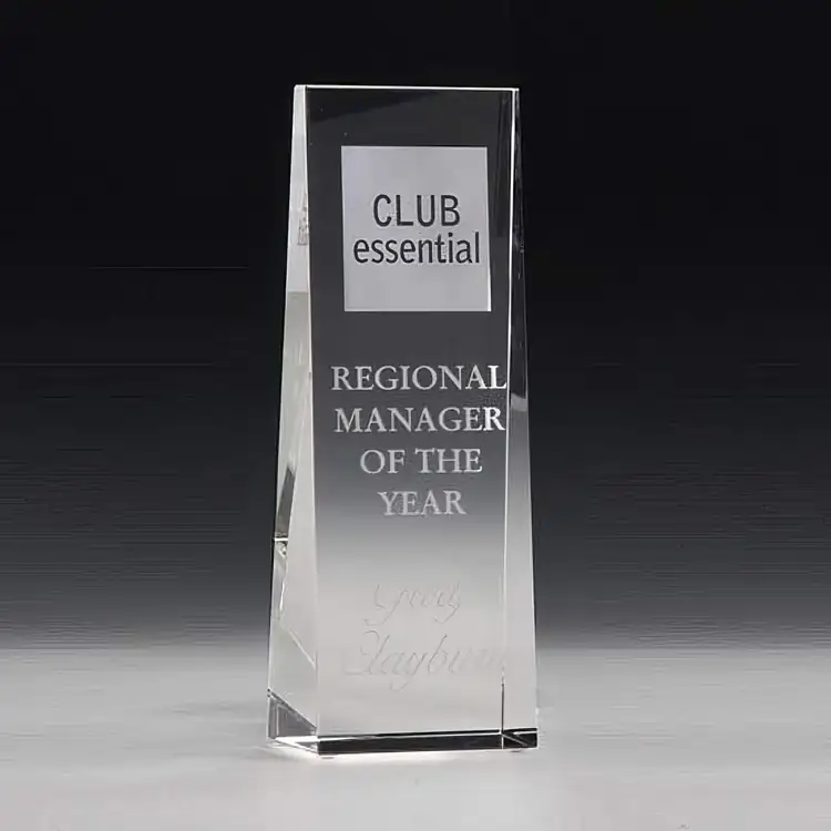 R.S. Owens McKinley Tower Optical Crystal Award #3