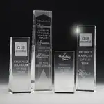 Trophée tour McKinley R.S. Owens en cristal optique