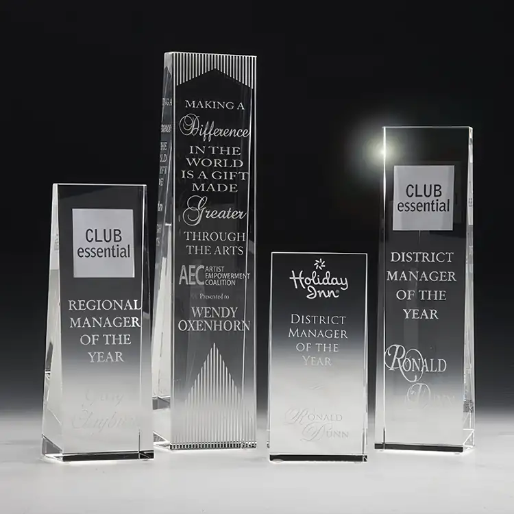 R.S. Owens McKinley Tower Optical Crystal Award