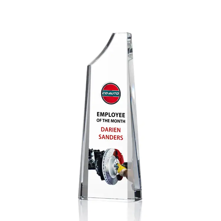 Middleton Clear Optical Crystal Tower Award - Multicolor #2