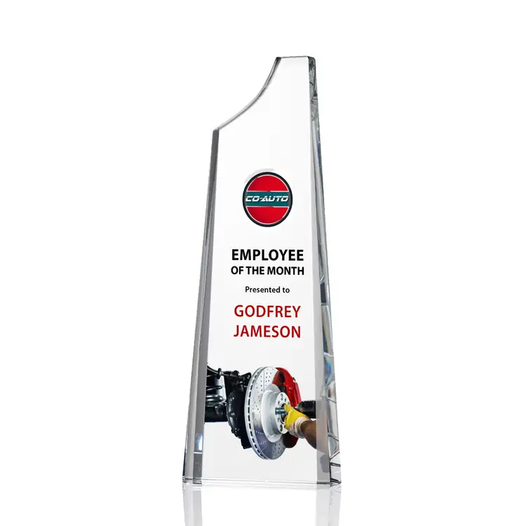 Middleton Clear Optical Crystal Tower Award - Multicolor #3