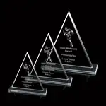 Trophée triangle Oxford en cristal Starfire