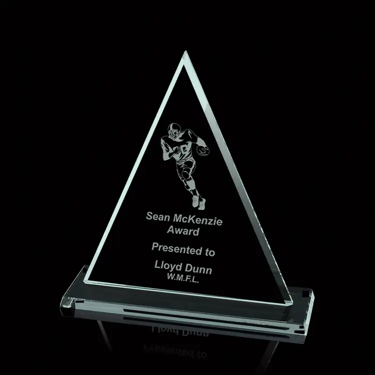 Oxford Triangle Jade Glass Award #2