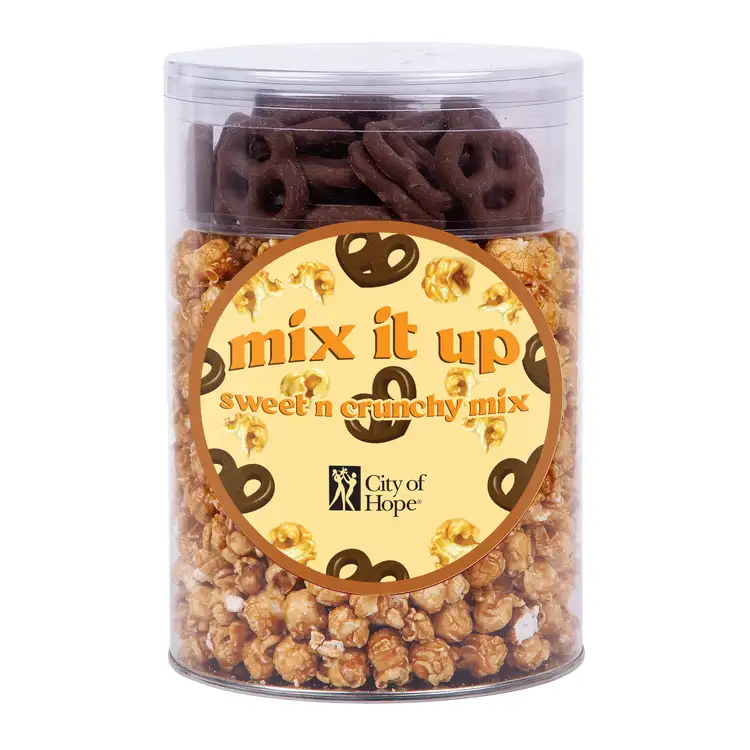 Popclusions Caramel Popcorn and Chocolate Mini Pretzel Tube #2