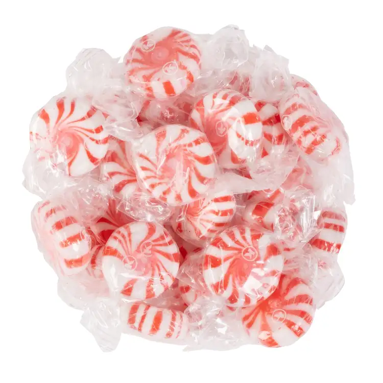 Candy Cane Topper Tube with Starlight peppermints #2