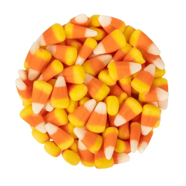 Pumpkin Topper Tube with candy corn #2
