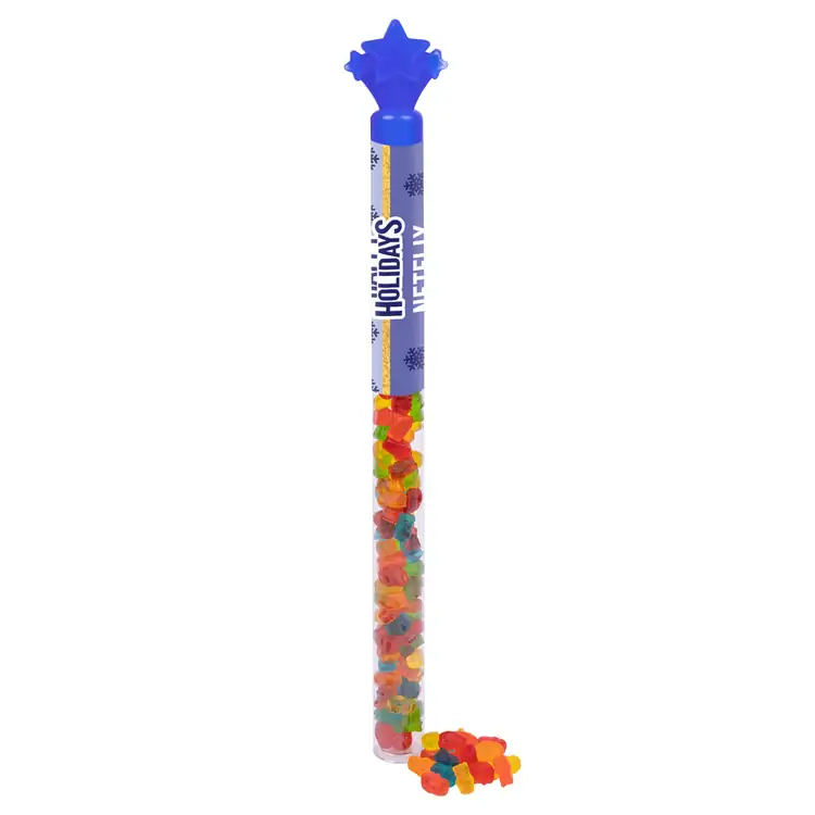Star Topper Tube with mini gummy bears #2
