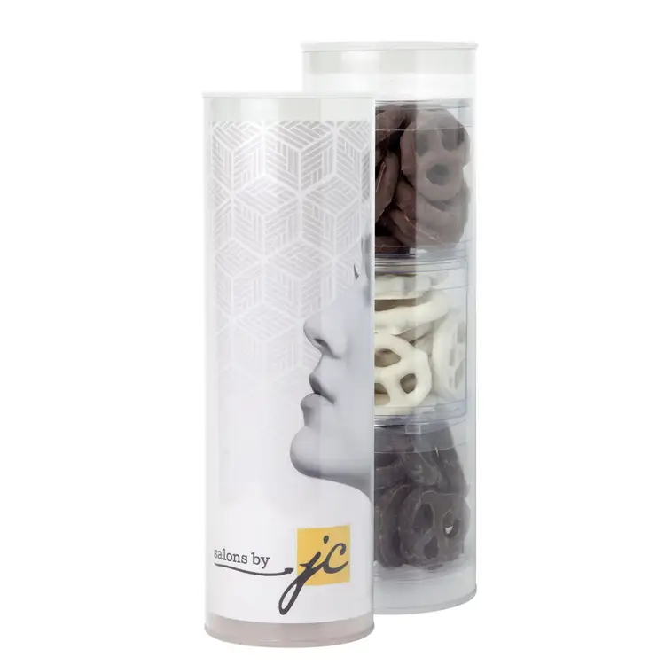 Three Coating Gourmet Pretzel Gift Tube