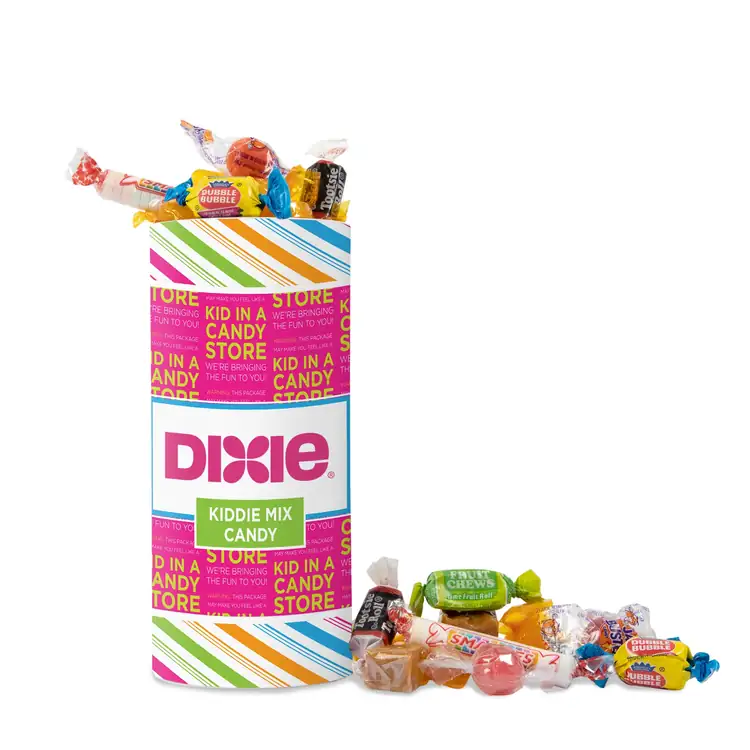 Tube cadeau postal de bonbons Kiddie Mix 8 oz