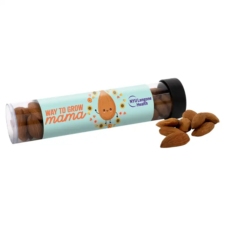 6-inch Tube with almonds