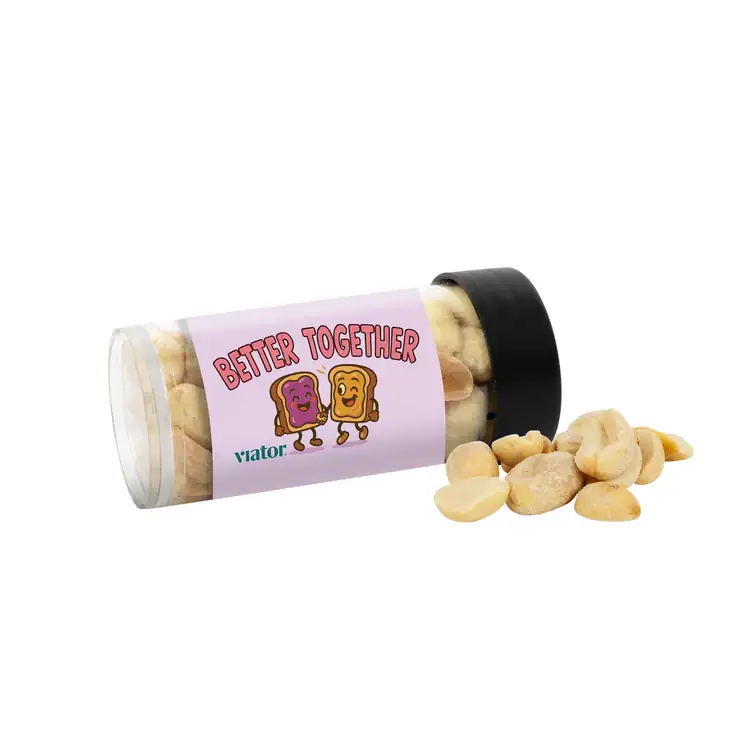 3-inch Tube with peanuts