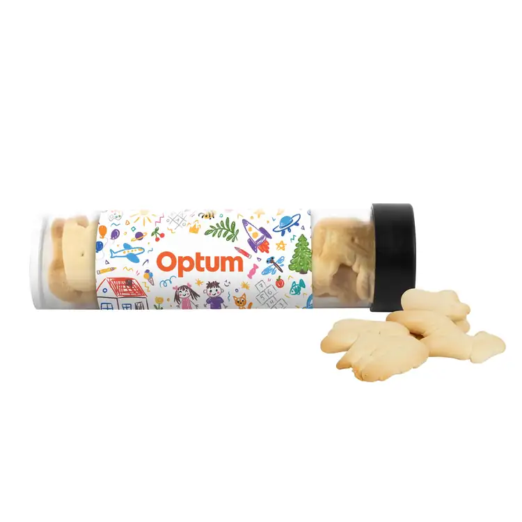 5-inch Tube with animal crackers #2