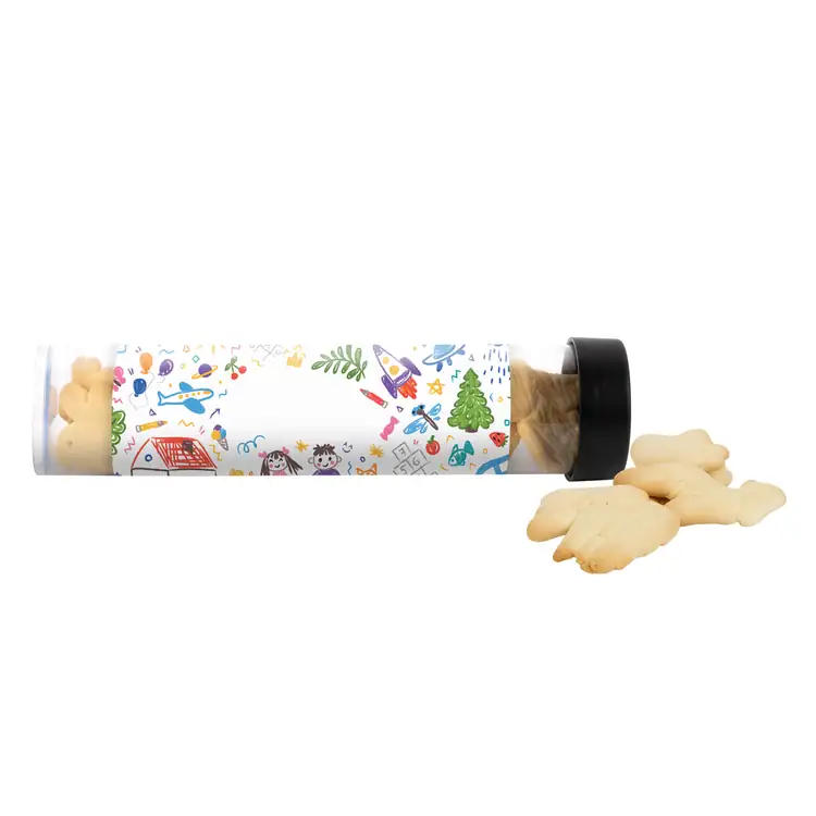 6-inch Tube with animal crackers #2