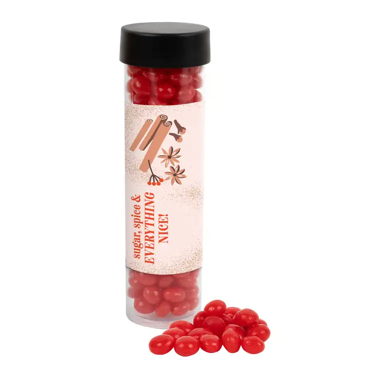 5-inch Tube with Cinnamon Imperials cinnamon candies #2