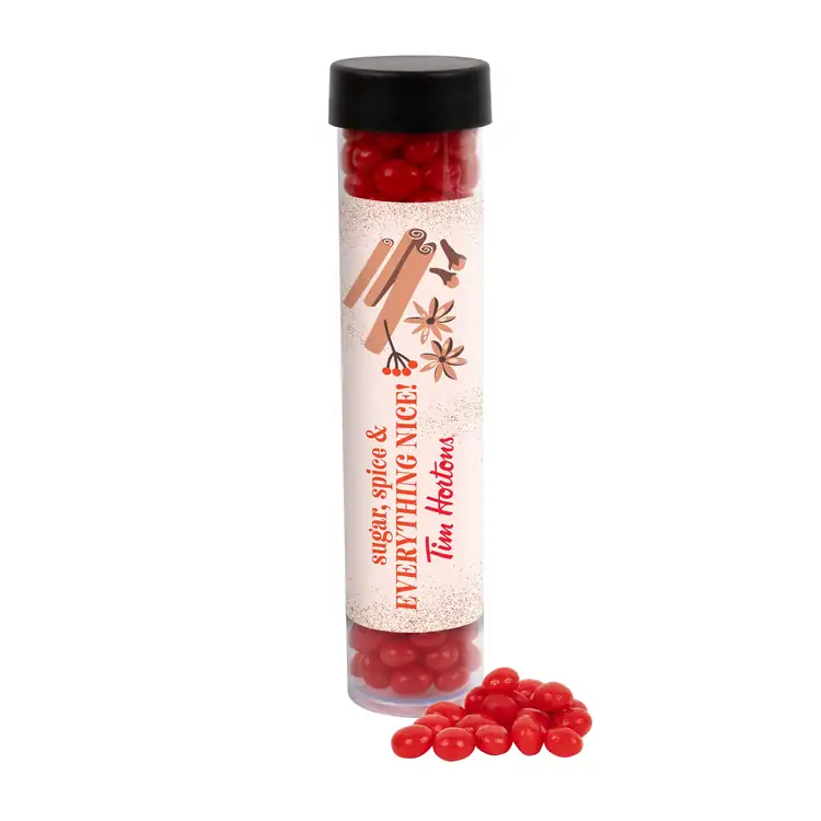 6-inch Tube with Cinnamon Imperials cinnamon candies #3