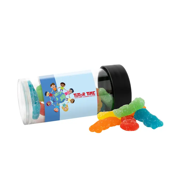 3-inch Tube with Sour Patch Kids candies