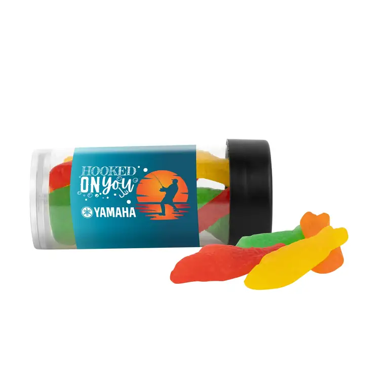 3-inch Tube with Swedish Fish candies #2