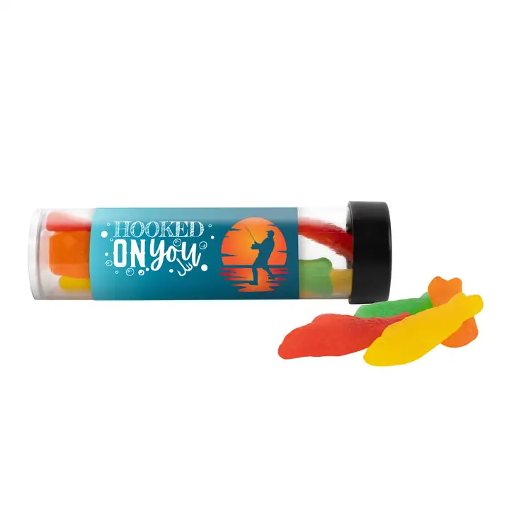 5-inch Tube with Swedish Fish candies #2