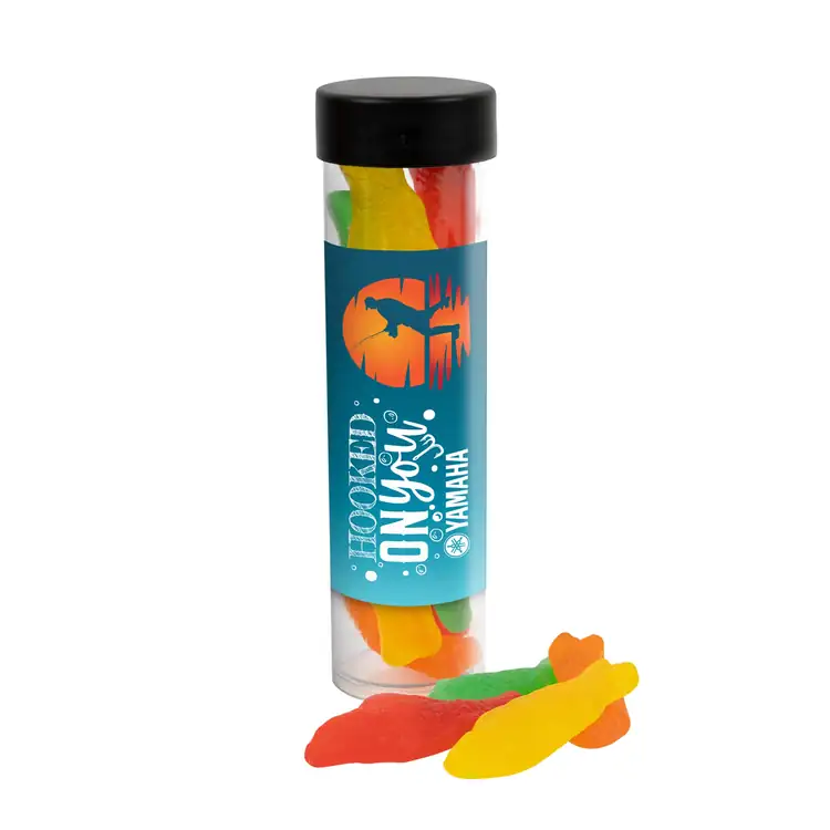 5-inch Tube with Swedish Fish candies #3