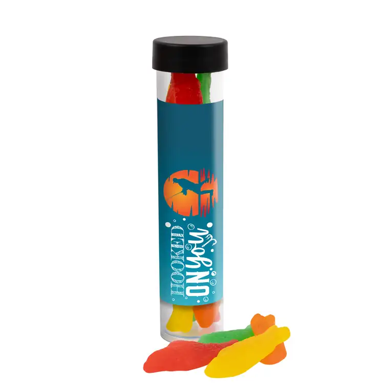 6-inch Tube with Swedish Fish candies #2