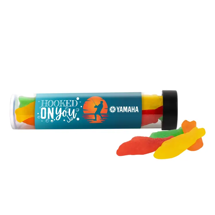 6-inch Tube with Swedish Fish candies #3