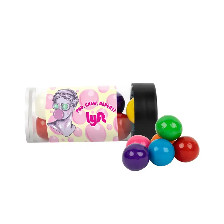 Tube de boules de gomme 3 po #2