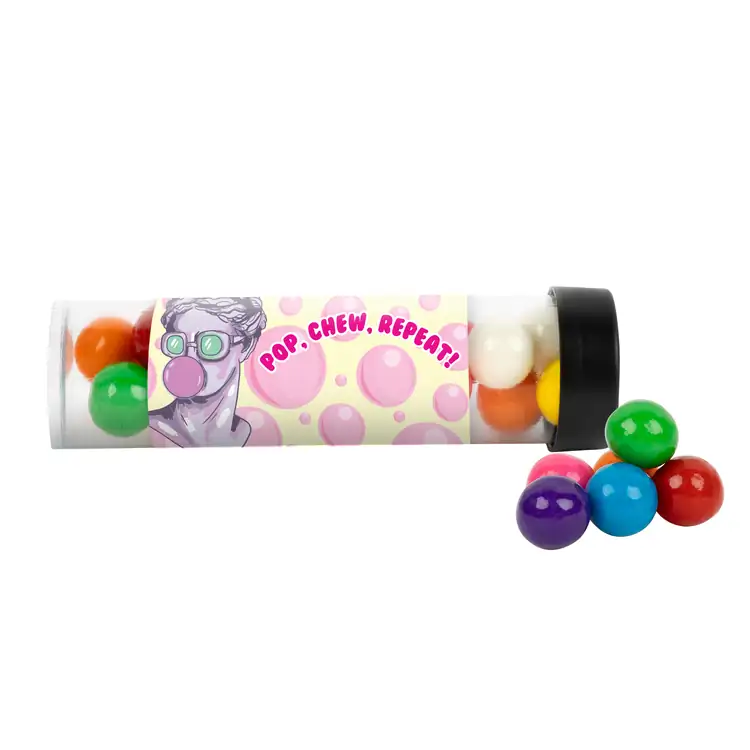 Tube de boules de gomme 5 po #2