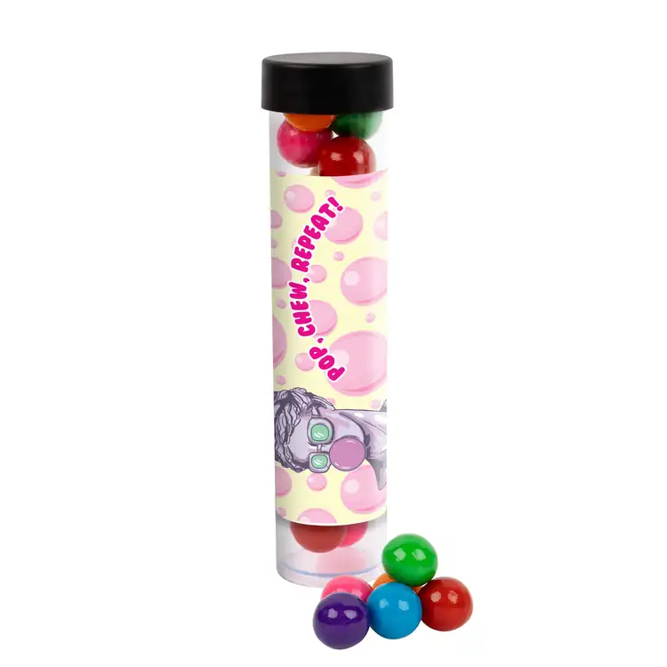 Tube de boules de gomme 6 po #2
