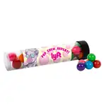 Tube de boules de gomme 6 po