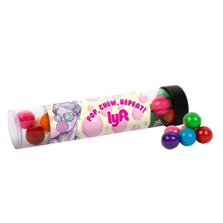 Tube de boules de gomme 6 po