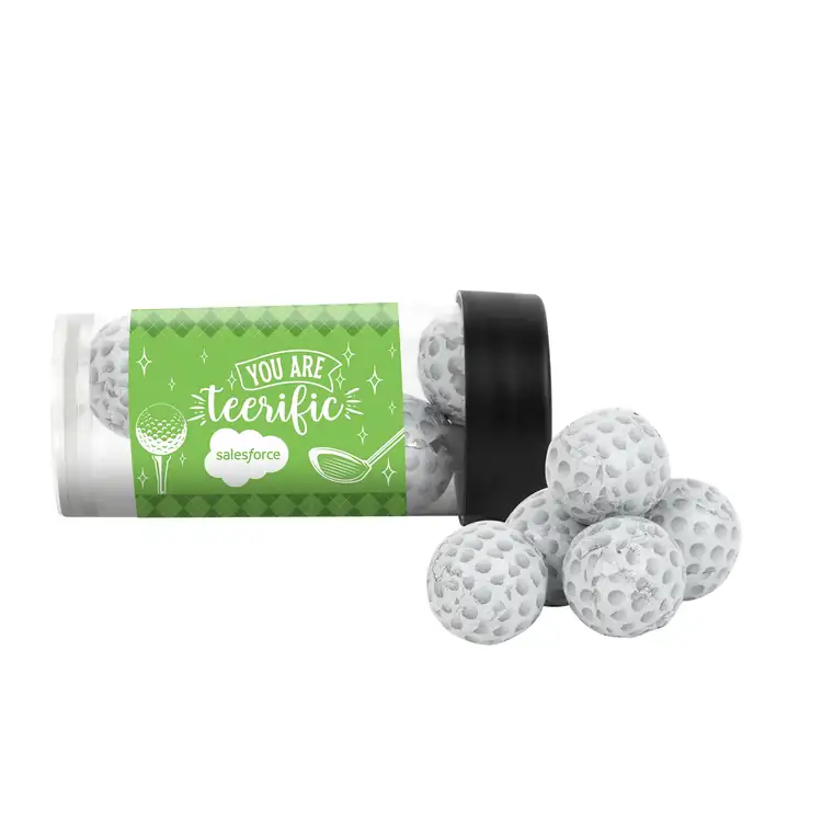 Tube de chocolats en forme de balle de golf 3 po #3