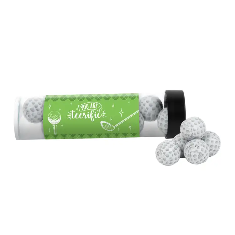 Tube de chocolats en forme de balle de golf 5 po #2